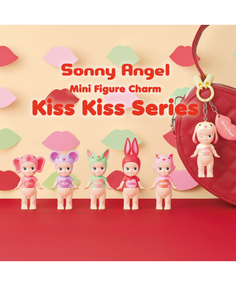 キーホルダー・アクリルキーホルダー Sonny Angele Mini Figure charm Kiss Kiss Amazon.com: Sonny Angel Kiss Kiss Keychain Charm Series (1