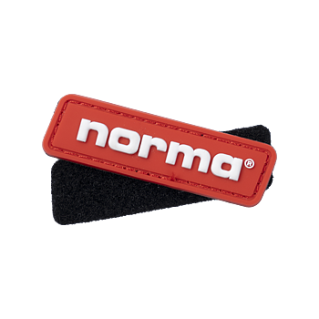 NORMA® logo Rubber Velcro Patch 6 cm