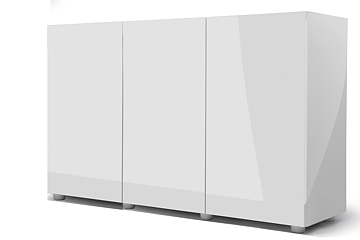 Aquael - Glossy Möbel Vit 120cm