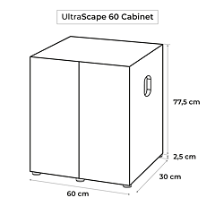 Aquael - Ultrascape Snow Möbel 60cm