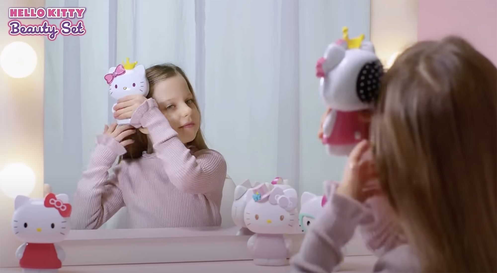 Hello Kitty Beauty Set med 4 st accessoarer - Sweet - 11
