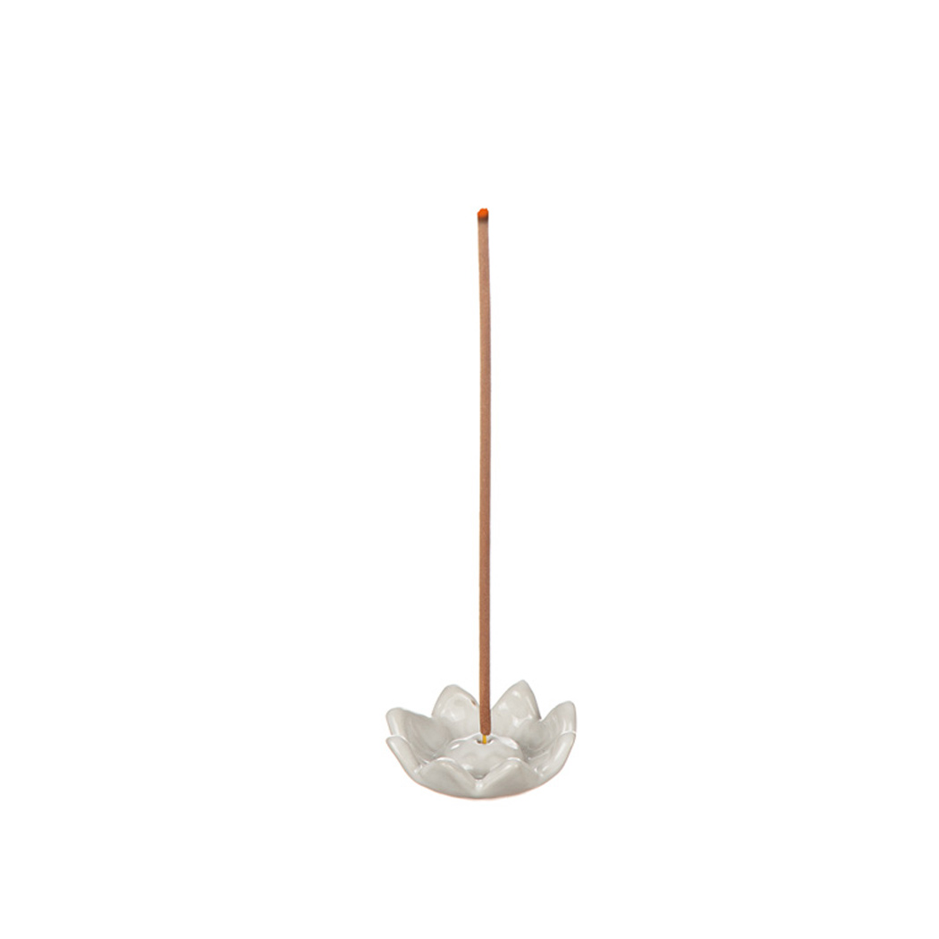 Ceramic Incense holder - Lotus flower - 4