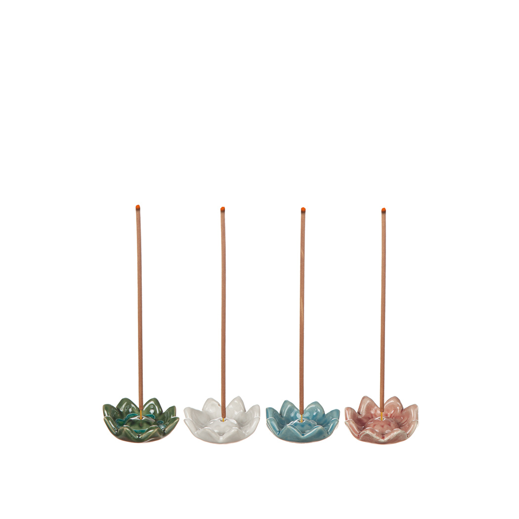 Ceramic Incense holder - Lotus flower