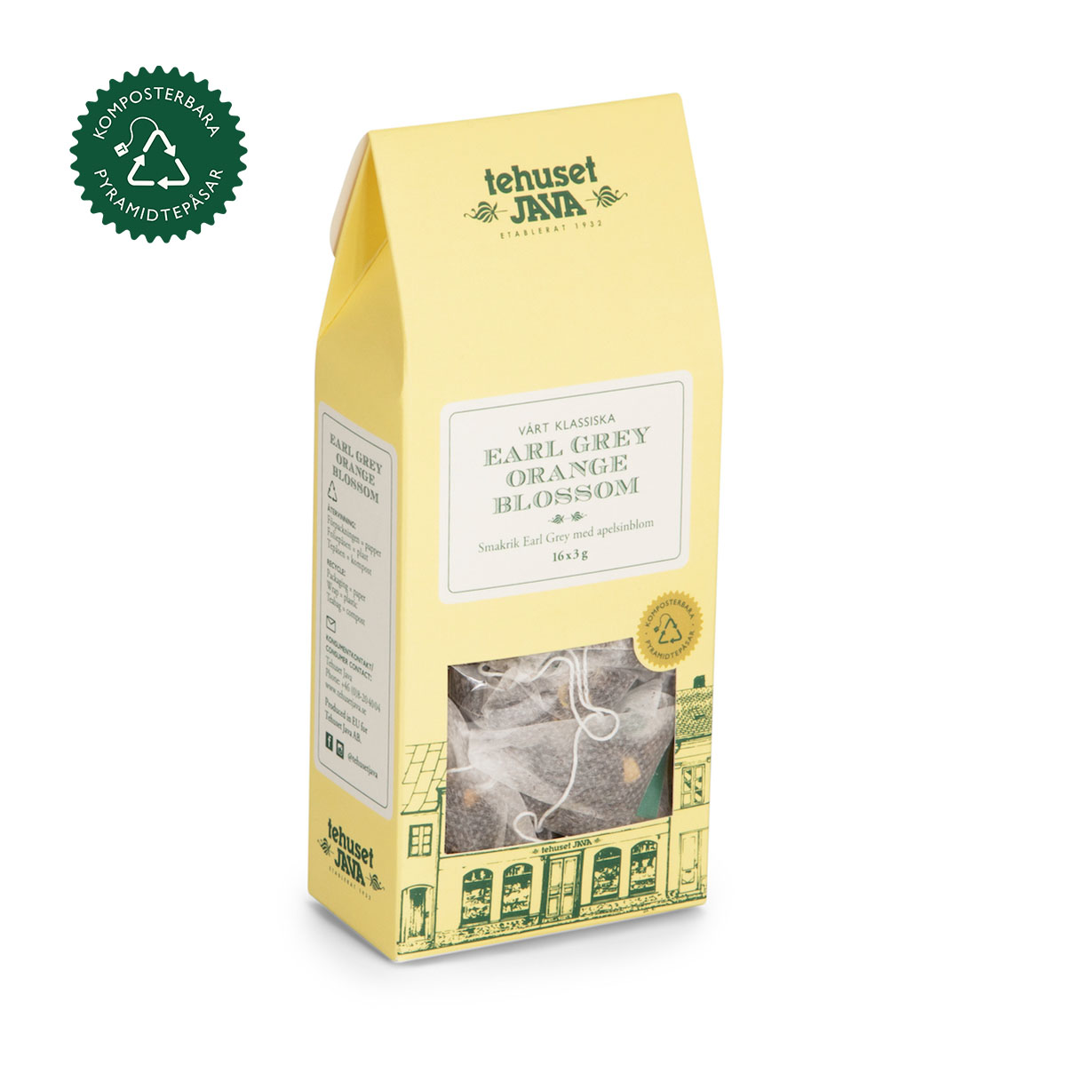 Earl Grey Orange Blossom Presentförpackad 16-Pack Tepåsar - Svart te - 2