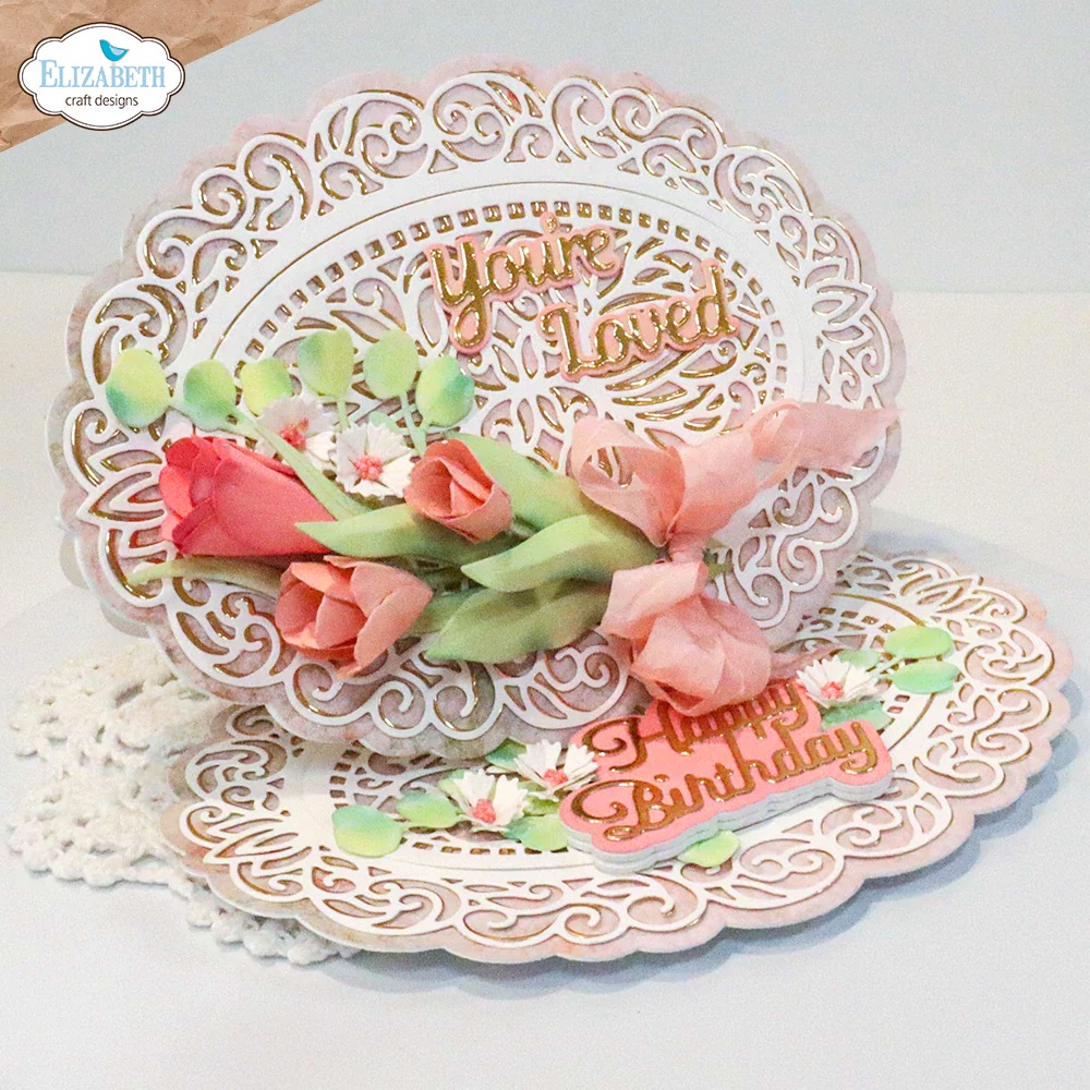 Elizabeth - Decorative Oval Frame - Dies - 3
