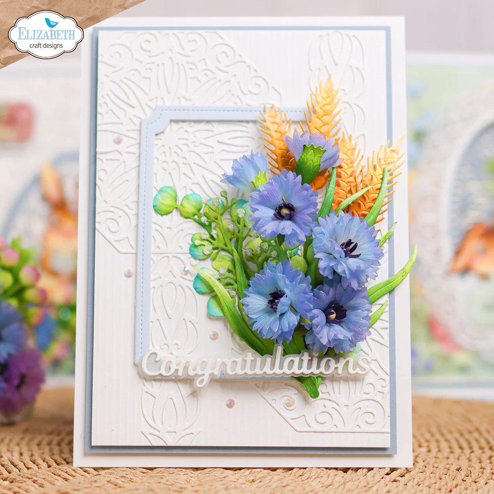 Elizabeth -  Floral Greenery 3 - Dies - 4