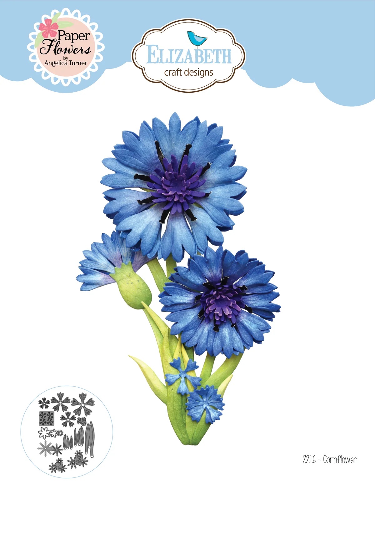 Elizabeth - Cornflower - Dies