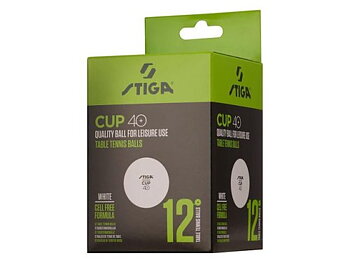 Stiga TT Balls Cup, 12-Pack Bordtennisbollar