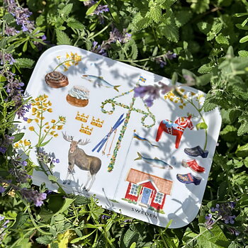 Bricka 27x20 cm - Sweden
