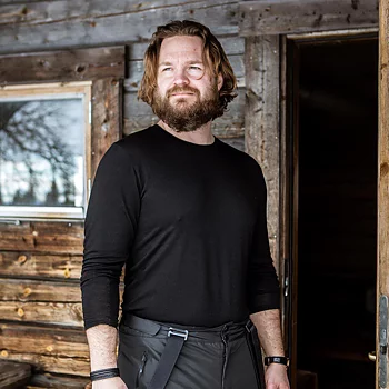 Underwool långärmad  tröja  i ofärgad Merinoull 