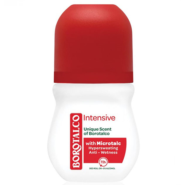 borotalco, intensive 72h,  Roll-On Deodorant, 50ml