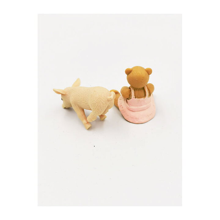 Dukkehus Second Hand - Bamsejente og gris