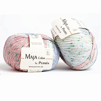 Maja Color by Permin Grön Blå Pink 29