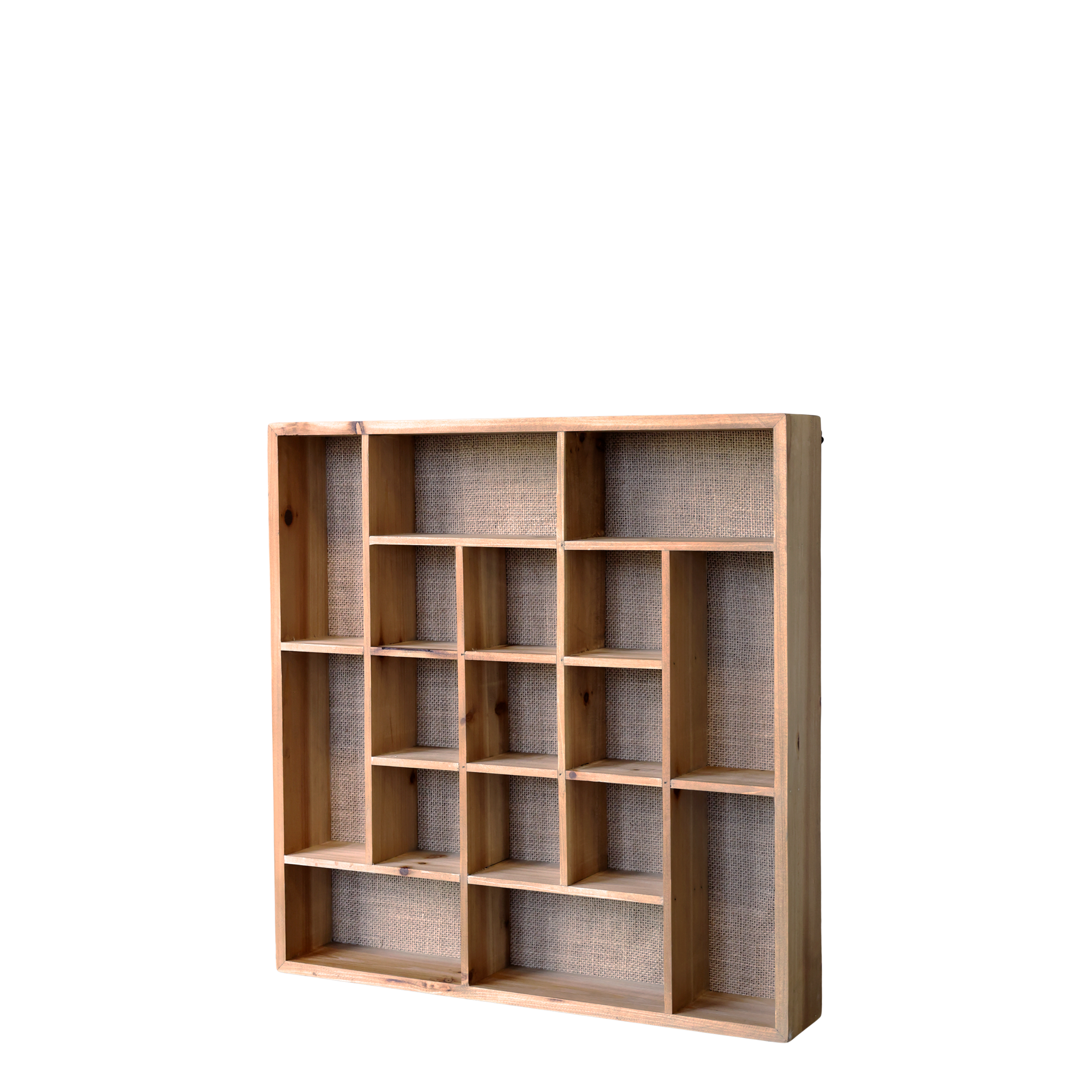 Hylla med plats - Hylla - H49/L49/B8 cm - Natur - 2