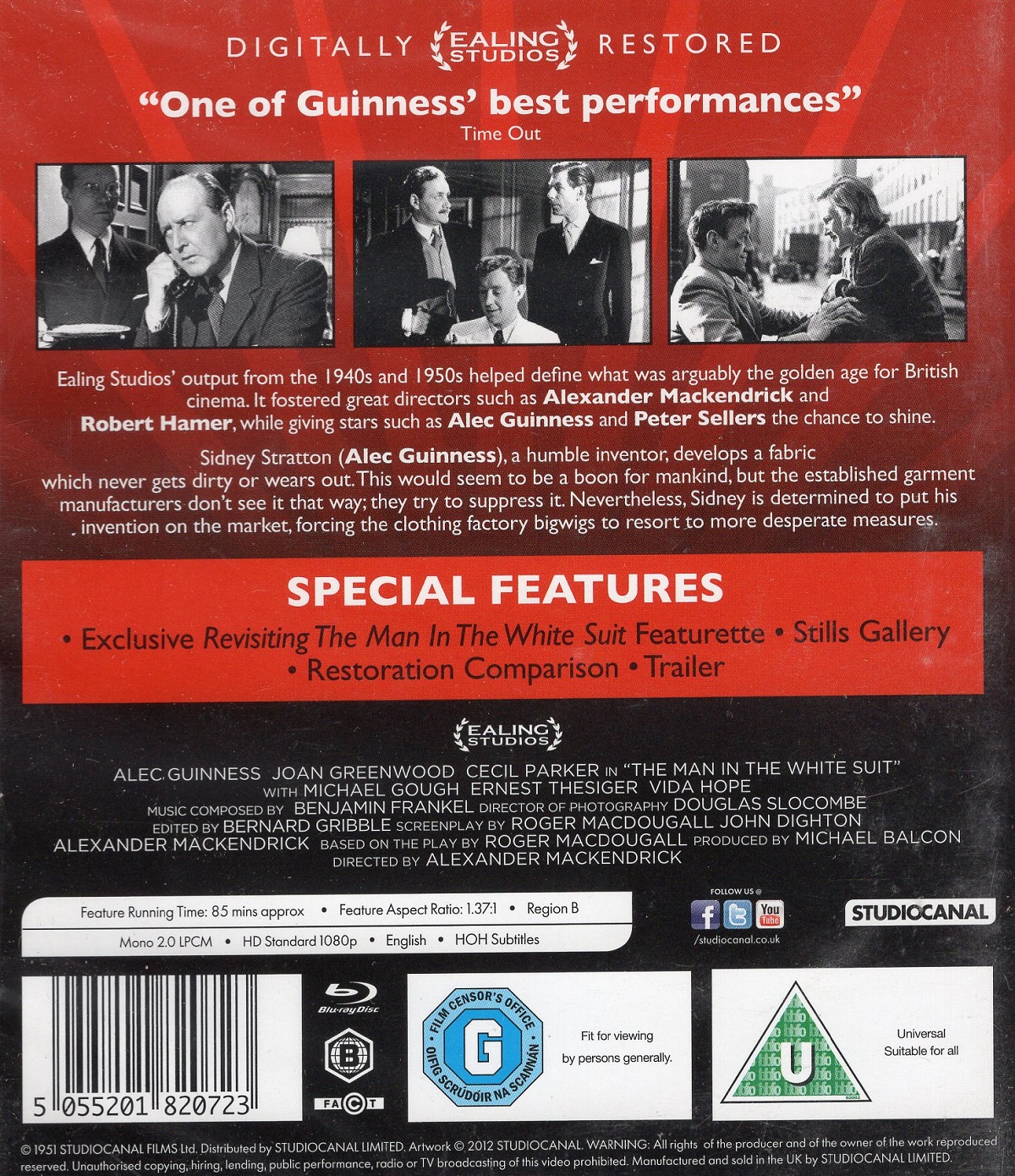 The Man In The White Suit (ej svensk text) (Blu-ray) - 2