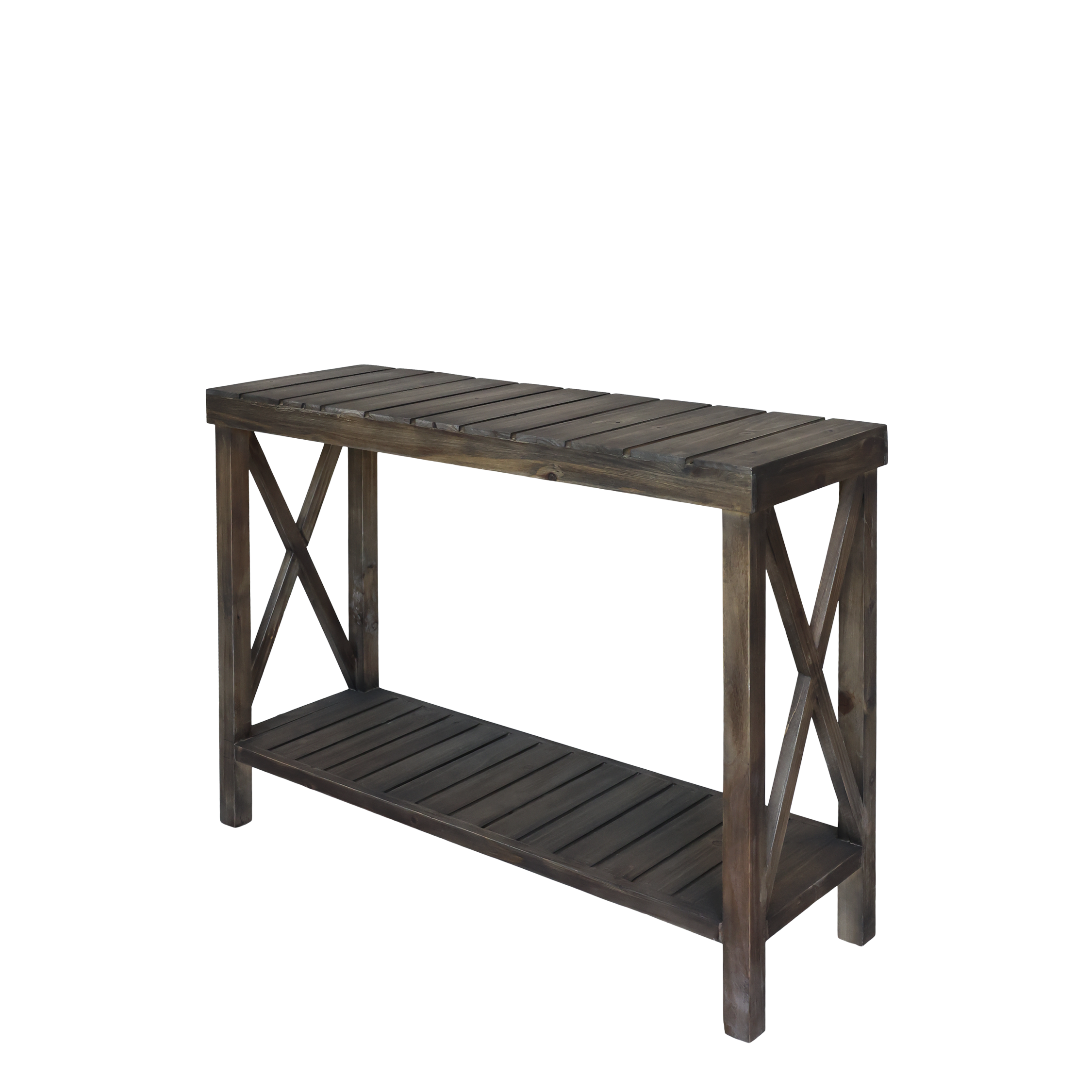 Side table - H77/L105.5/W36 cm - Natural - 3
