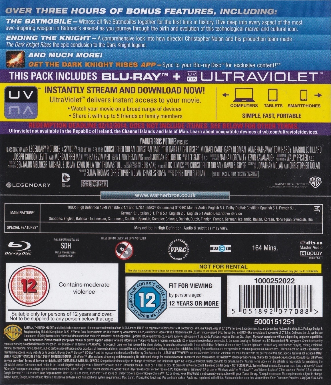Dark Knight Rises (Blu-ray) - 2