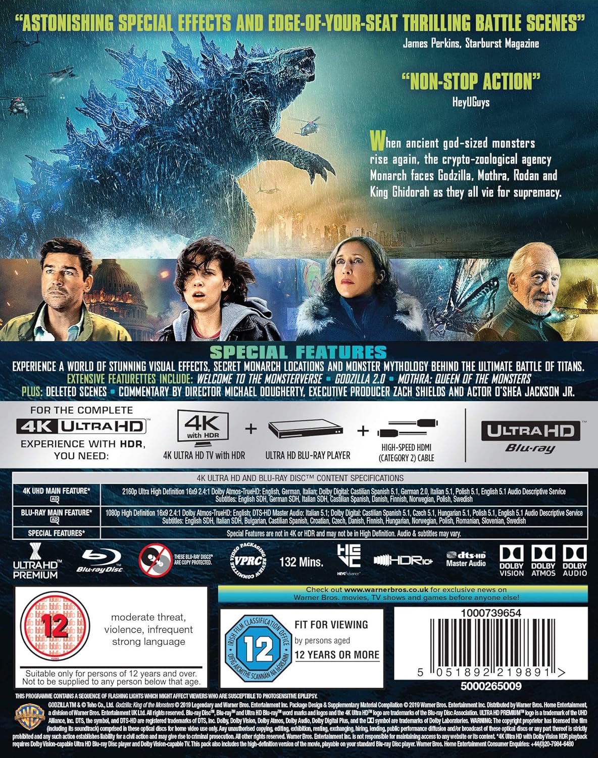 Godzilla - King of the Monsters (4K Ultra HD + Blu-ray) - 2