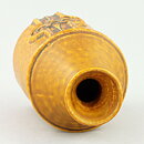 Sven Wejsfelt (1960s) Unique Yellow Vase with Relief Decor 12 cm
