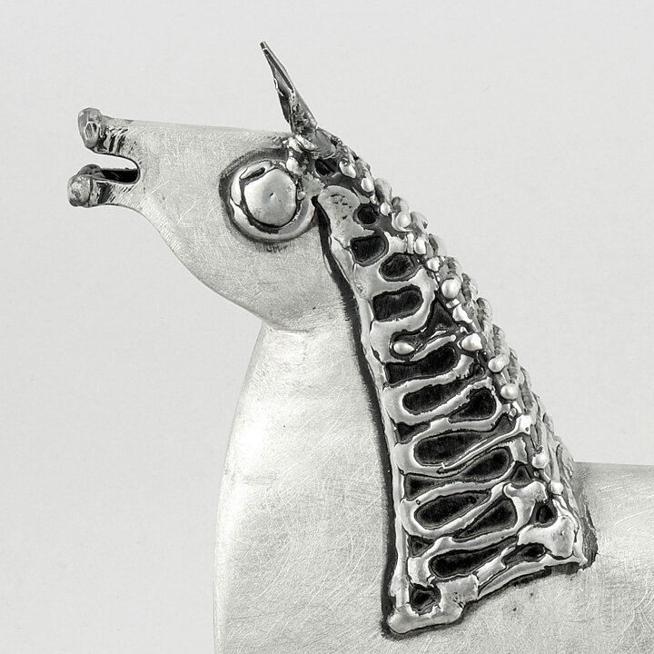 Sven Lindström (1970s) Limited Tin Horse Sculpture 25/23 cm