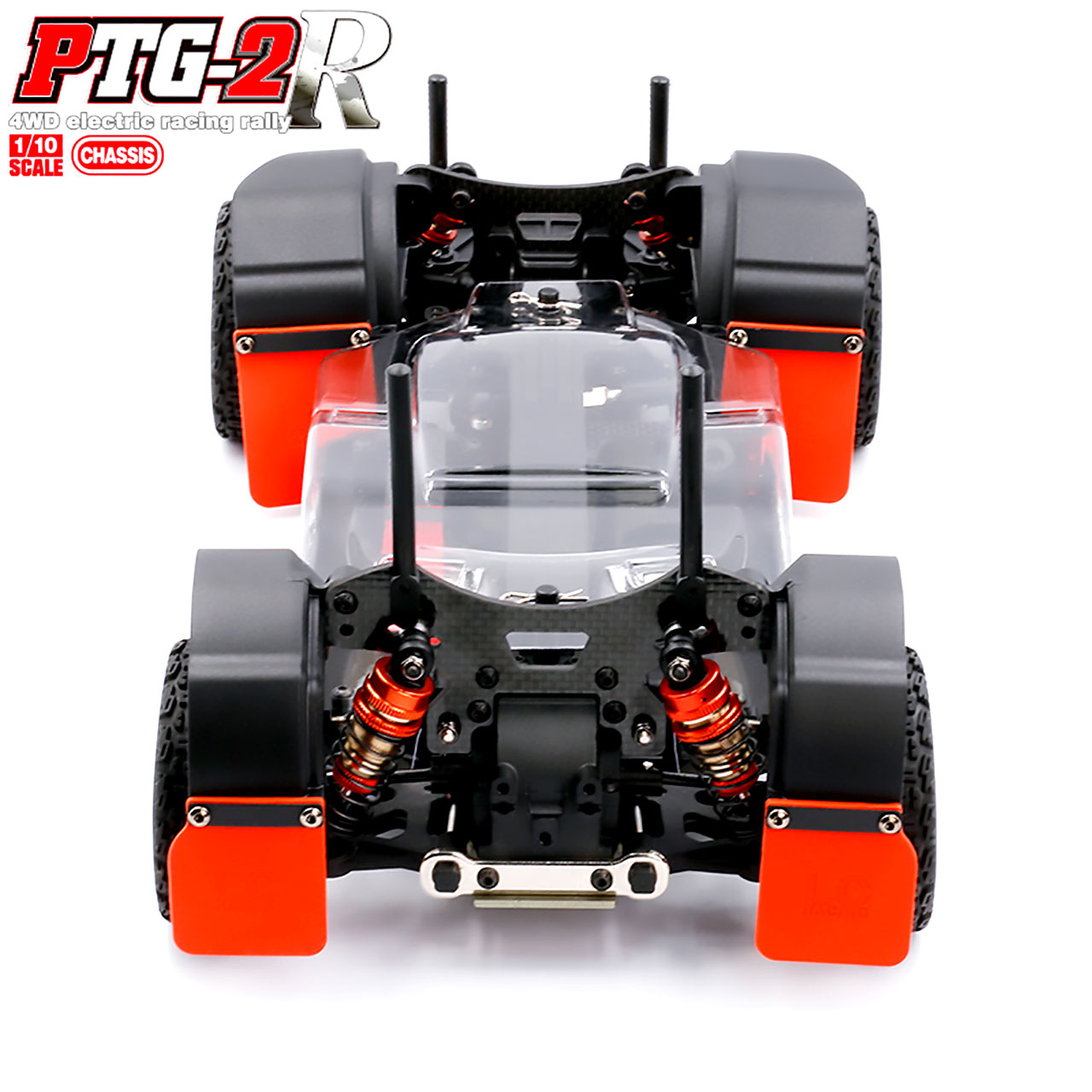 LC Racing PTG-2R 4WD Rally Chassis Kit 1/10 - 3