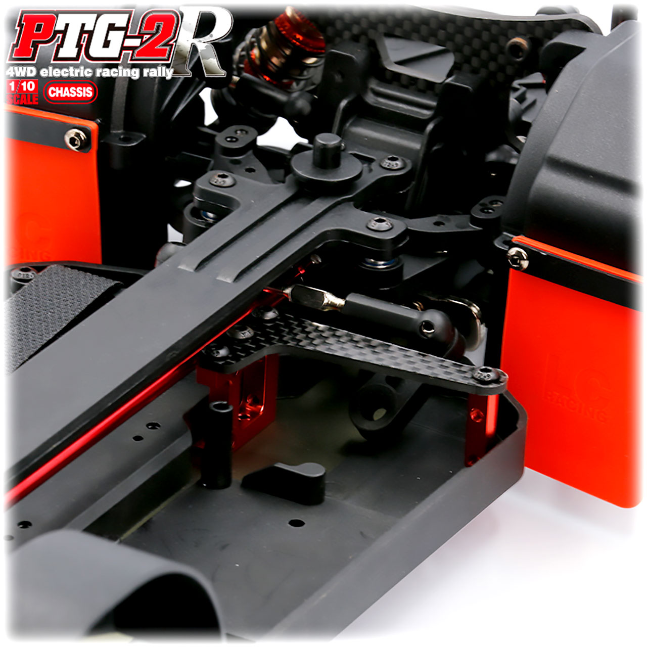 LC Racing PTG-2R 4WD Rally Chassis Kit 1/10 - 5