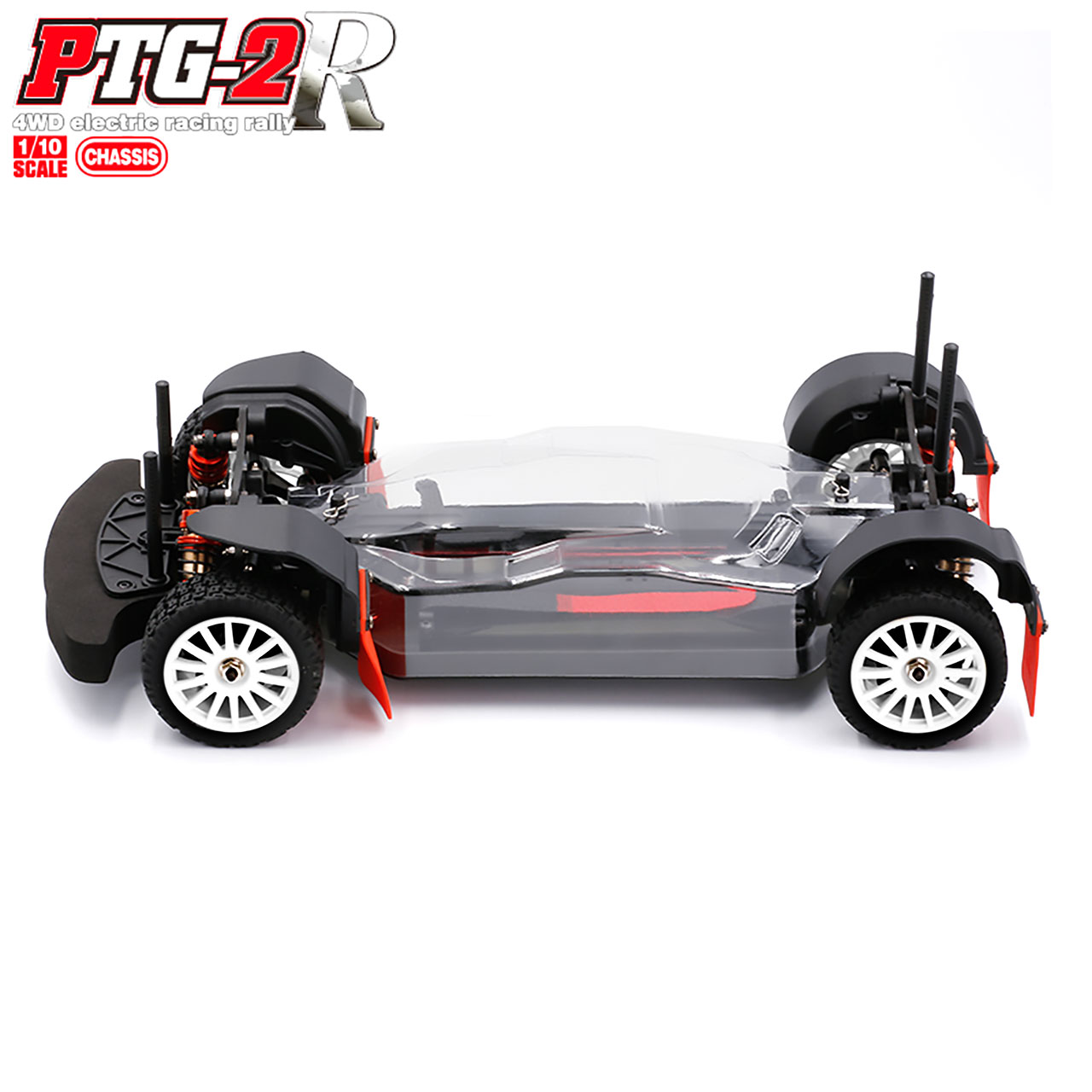 LC Racing PTG-2R 4WD Rally Chassis Kit 1/10 - 2