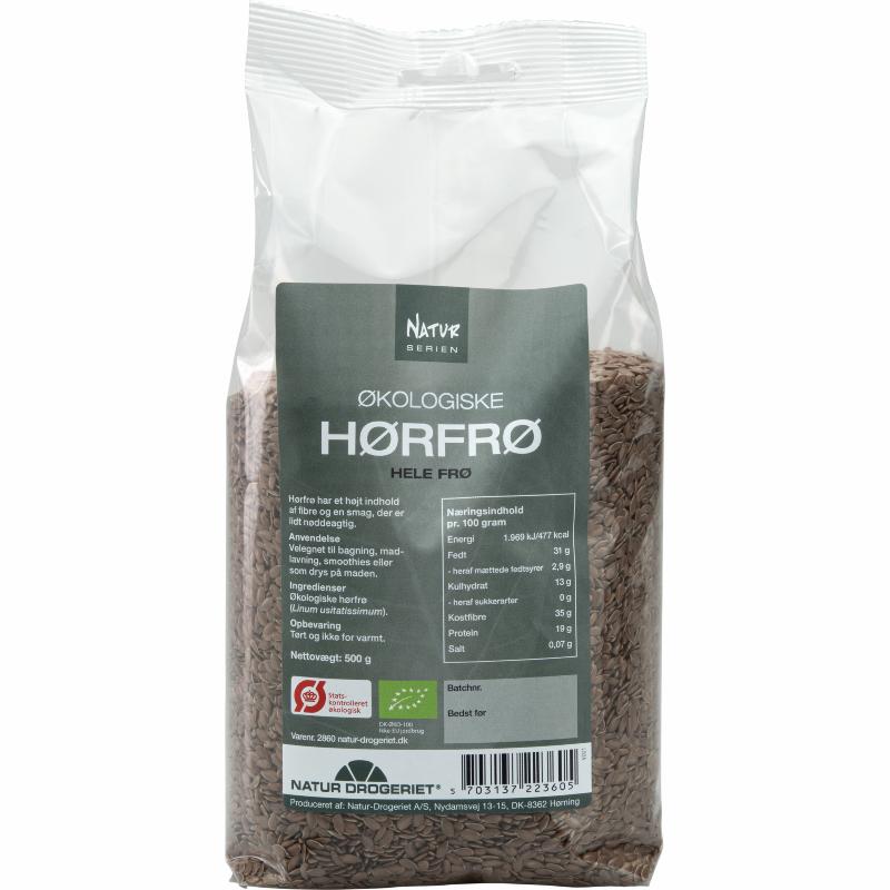 Linfrön, hela bruna 500g Ekologiska - Natur Drogeriet