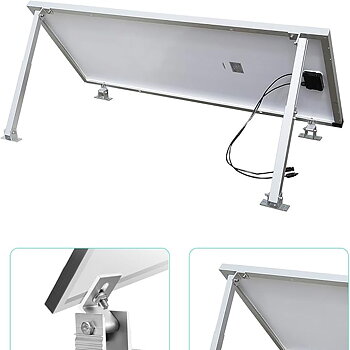Solpanelsfäste för väggmontage
