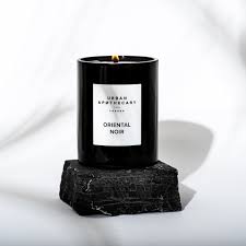 Urban. A Oriental Noir Luxury Black Glass Candle - 2
