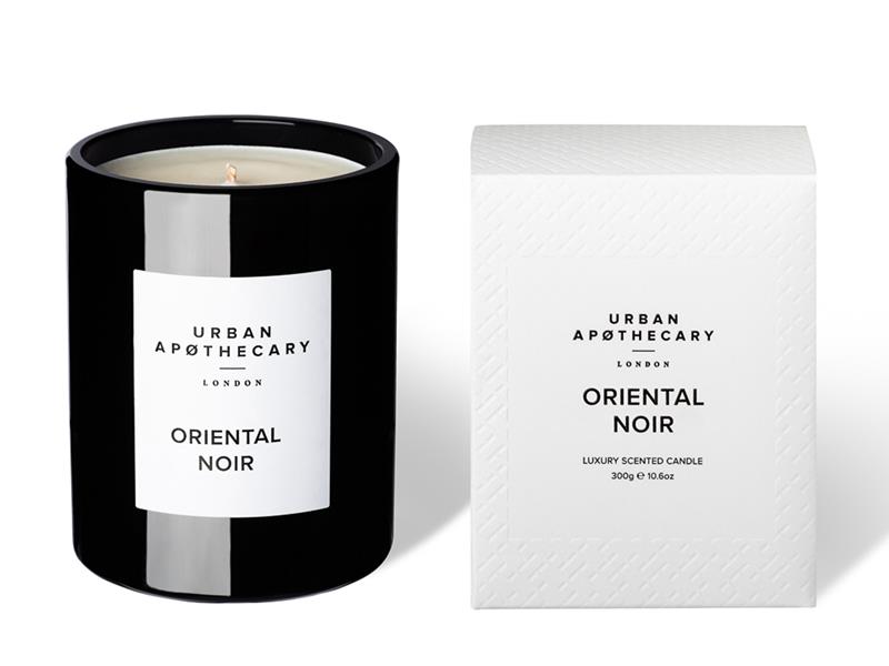 Urban. A Oriental Noir Luxury Black Glass Candle