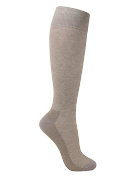 Beige stödstrumpor i viskos