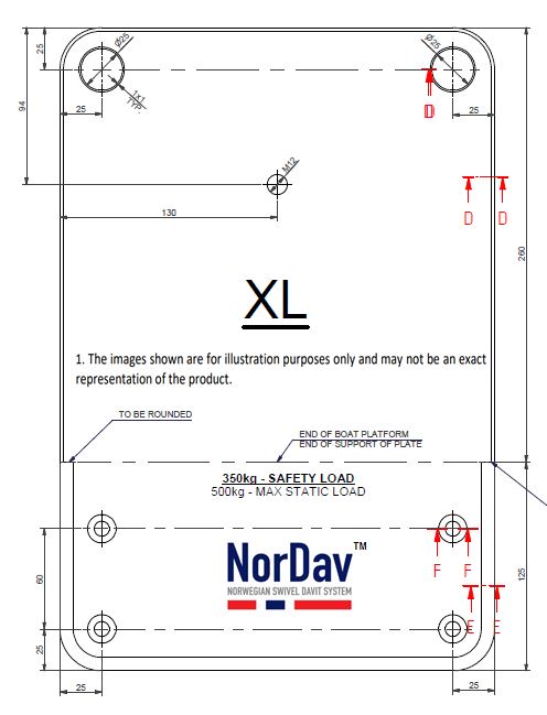 Förlängt fäste  XL - 3