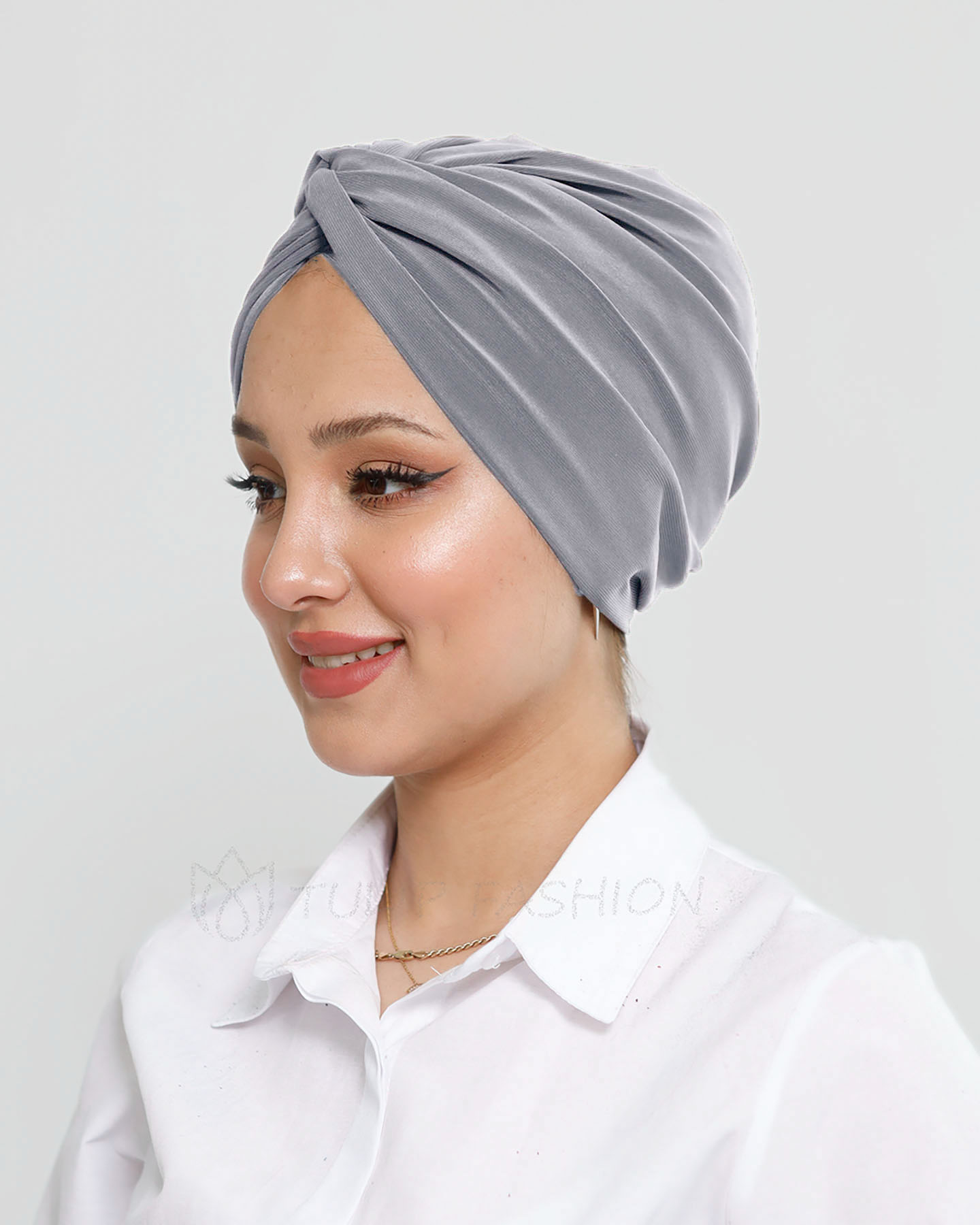 Turban - Olivine - Medium Gray