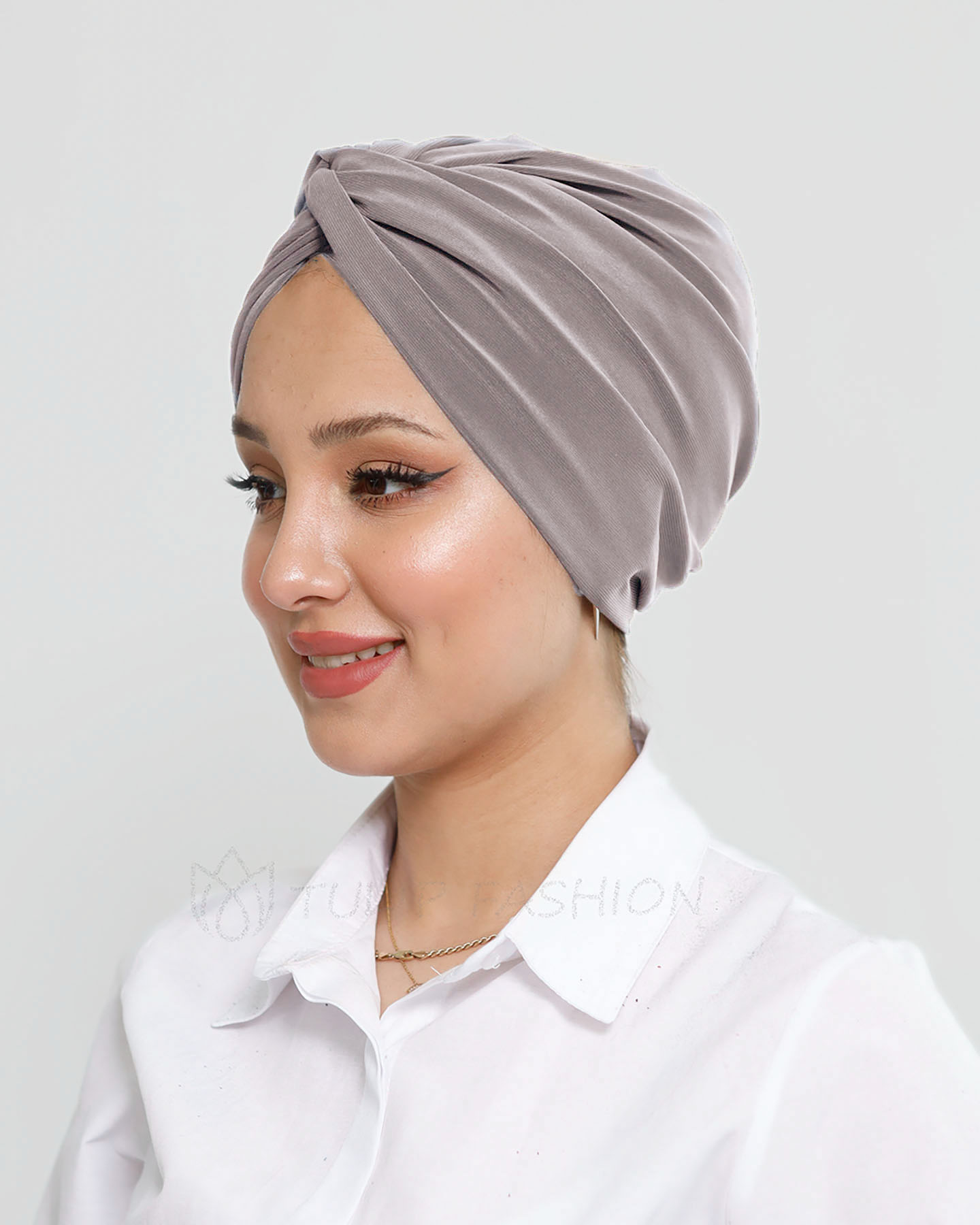 Turban - Olivine - Gray