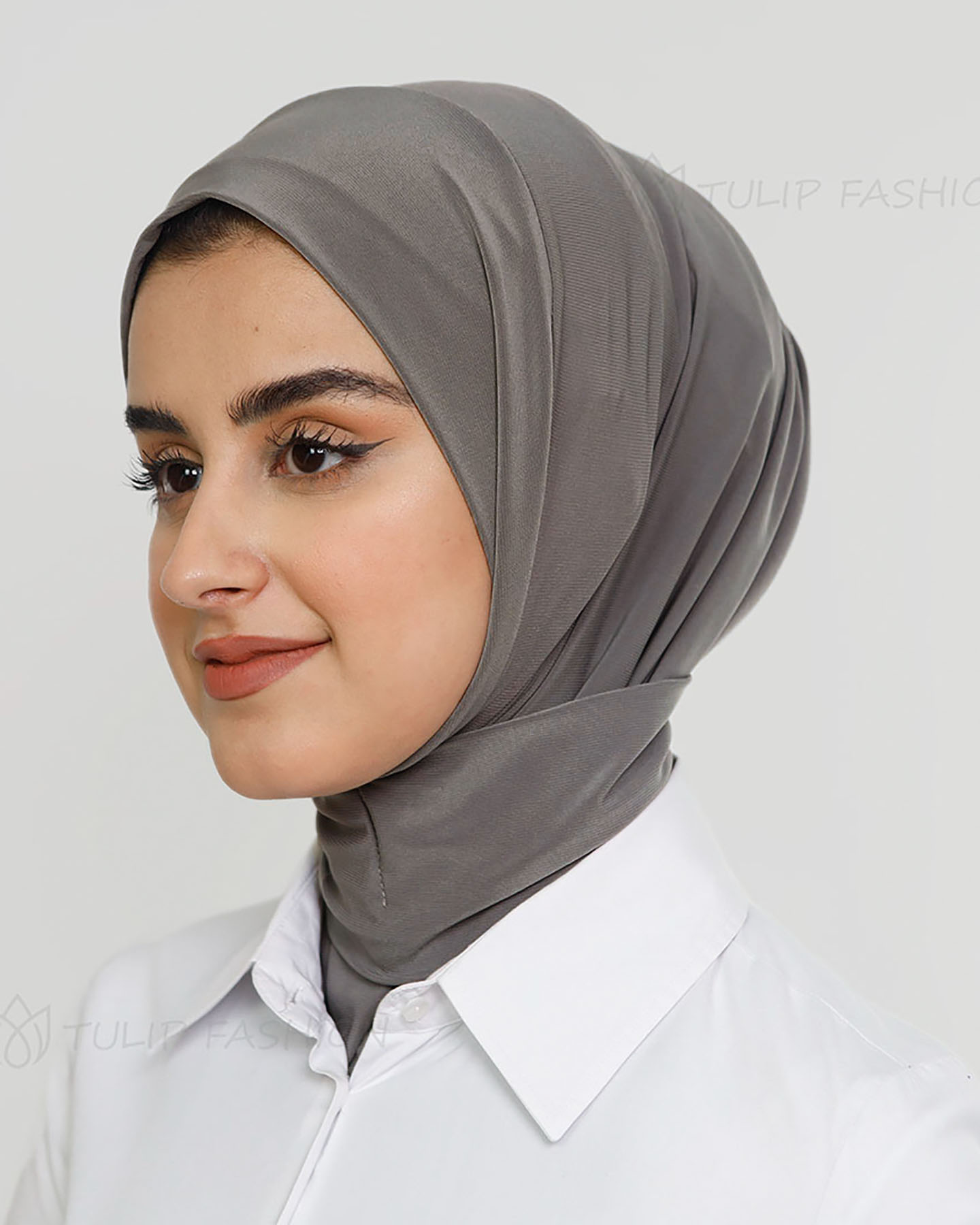 Al Amira Instant Hijab - Gray