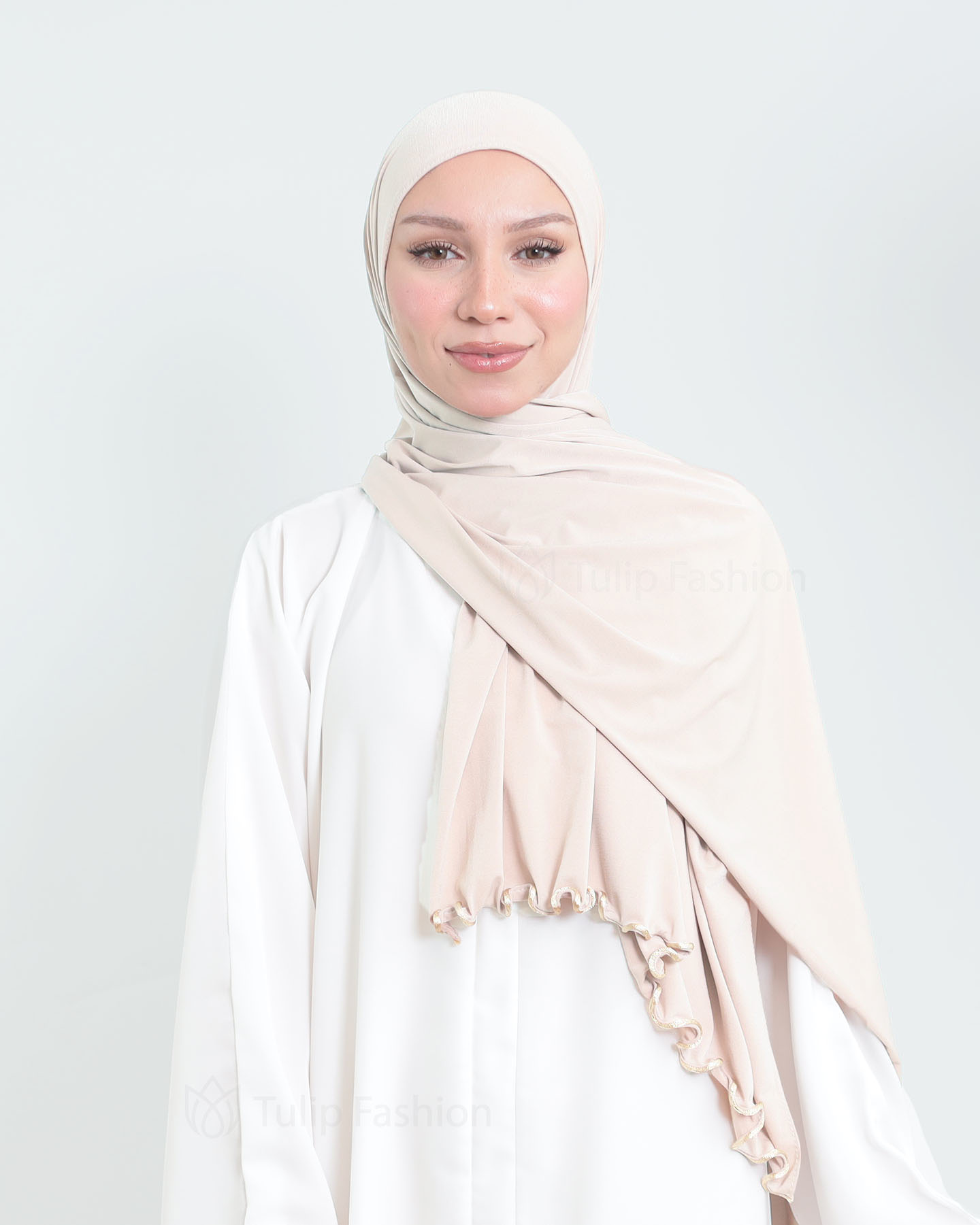 Hijab - Lycra - Light Beige