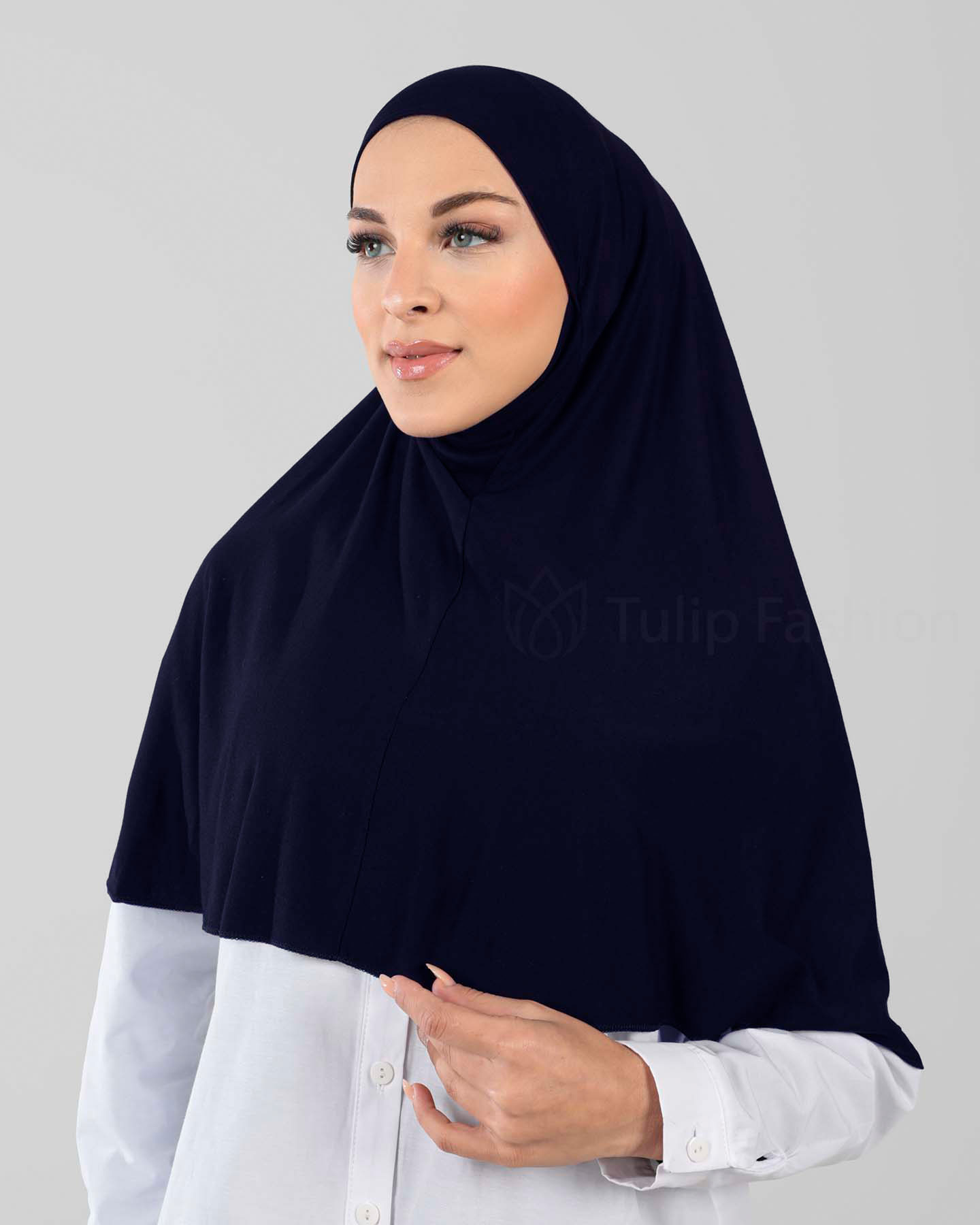 Hijab - Al Amira X-Large - One Piece - Midnight Blue