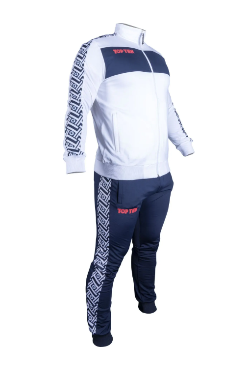 Tracksuit ToptenTraining Suit PRISM White/Blue