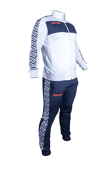 Tracksuit ToptenTraining Suit PRISM White/Blue