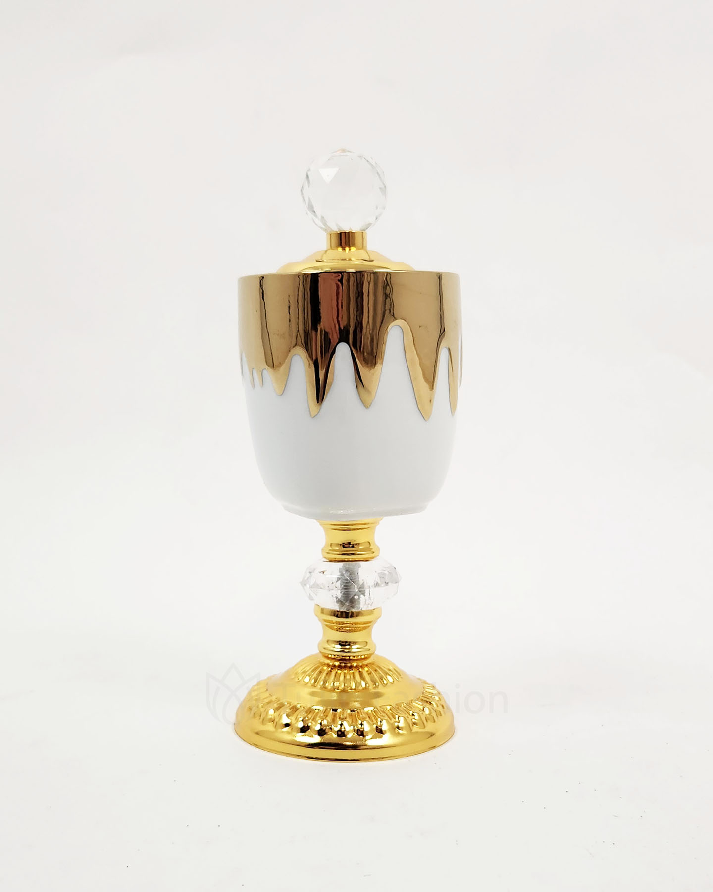 Bakhoor Burner - White/Gold