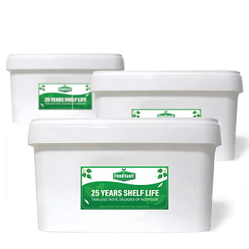 FoodVault | Gefriergetrocknete Lebensmittel | Mahlzeitenpaket| | 9 000g