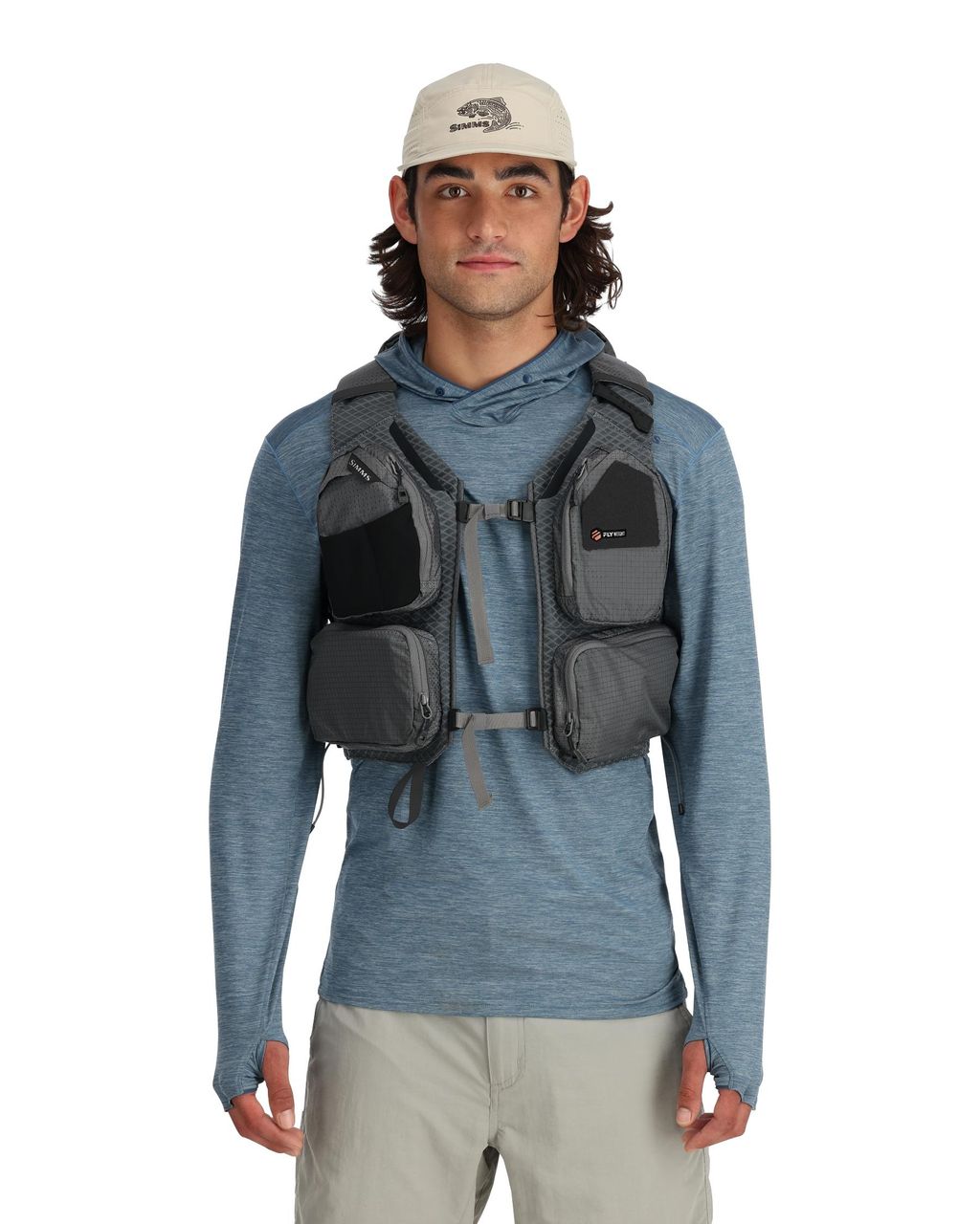 Simms Flyweight Vest Pack - Smoke - 2