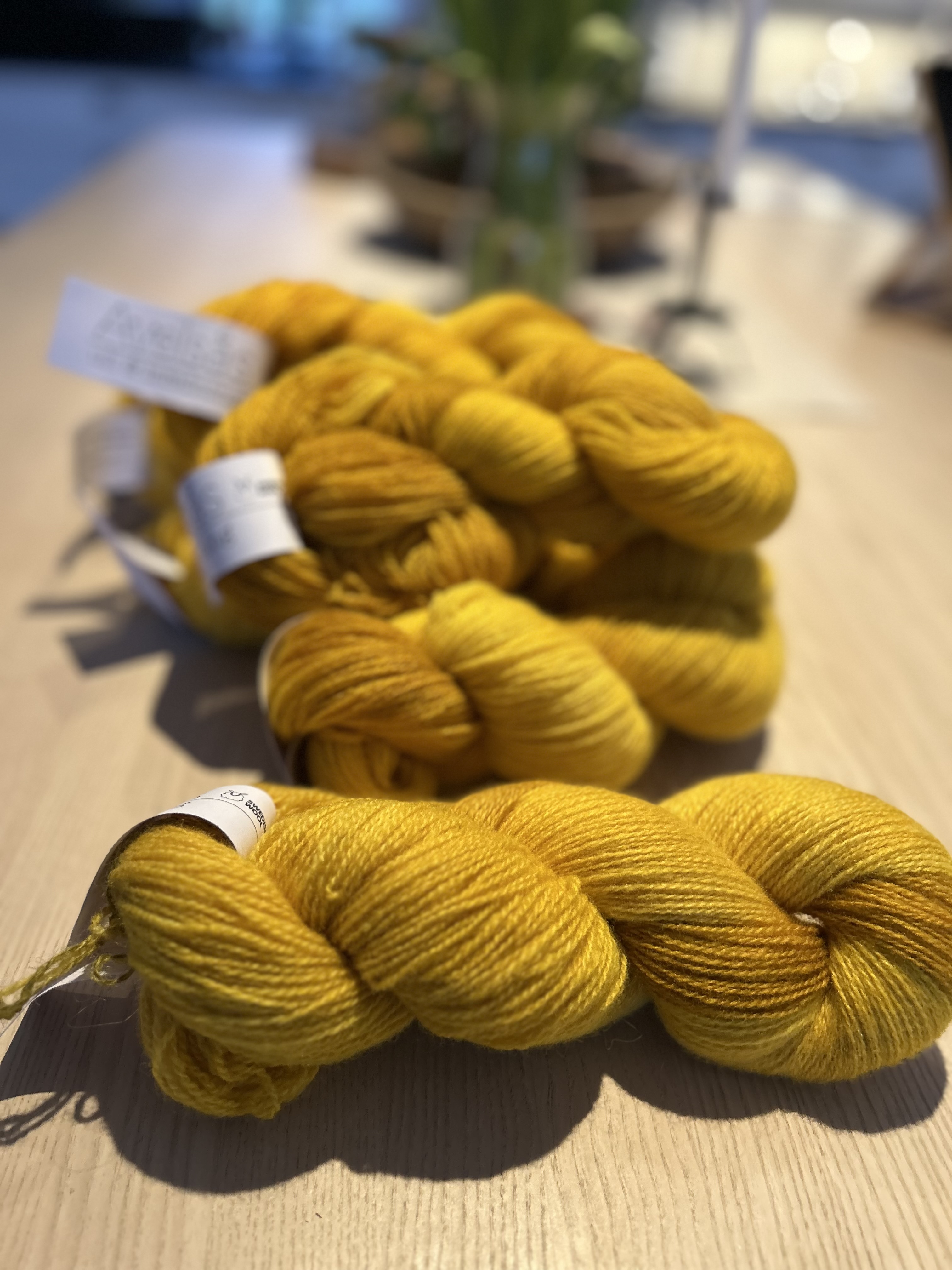 Dandelion 2-ply hand-dyed Fine Wool yarn - 2