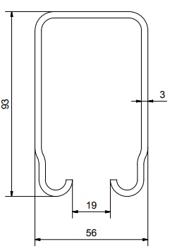 Löpskena Henderson 305, 2000 mm - 2