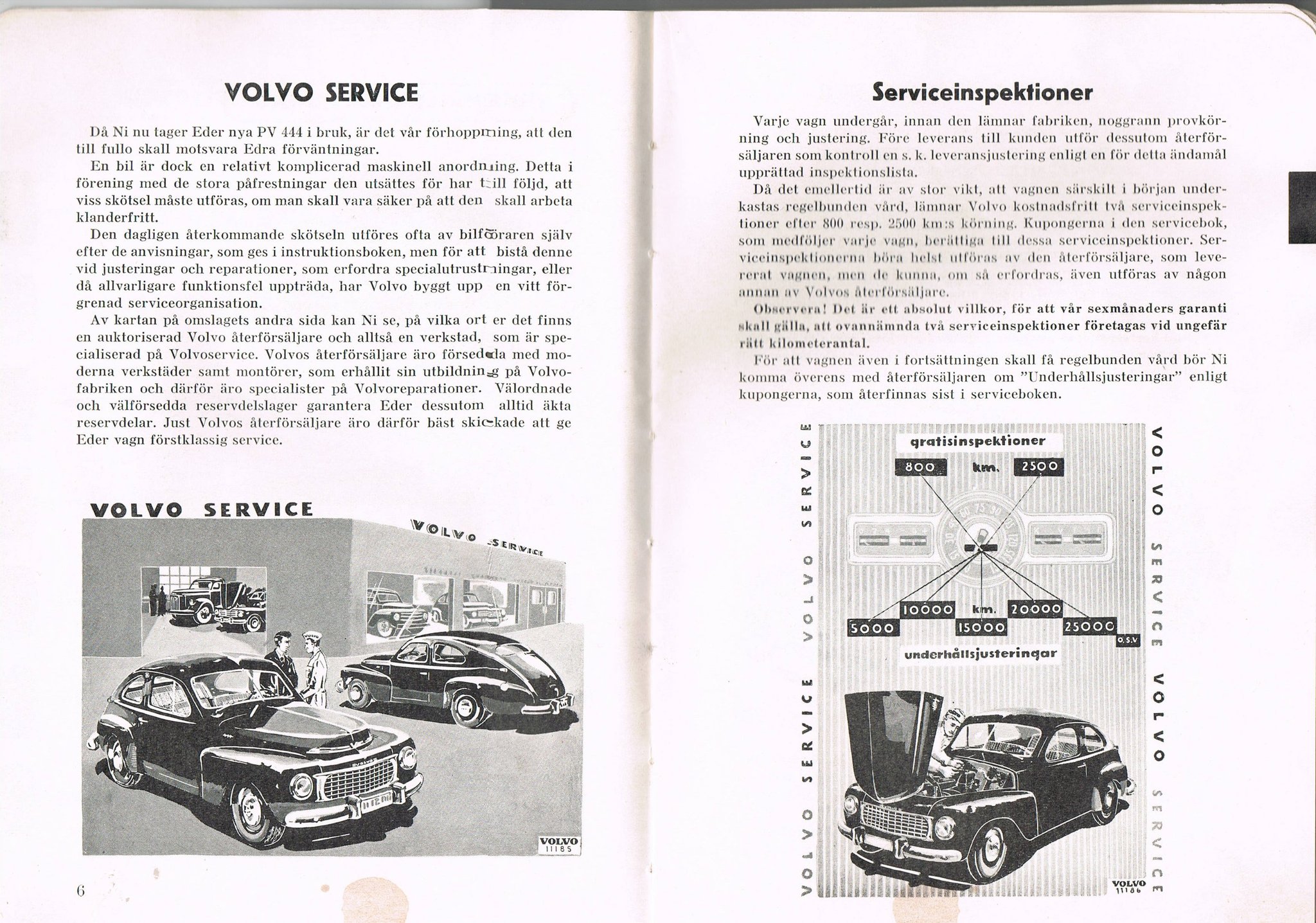 1956 Volvo PV 444 K Instruktionsbok - 3
