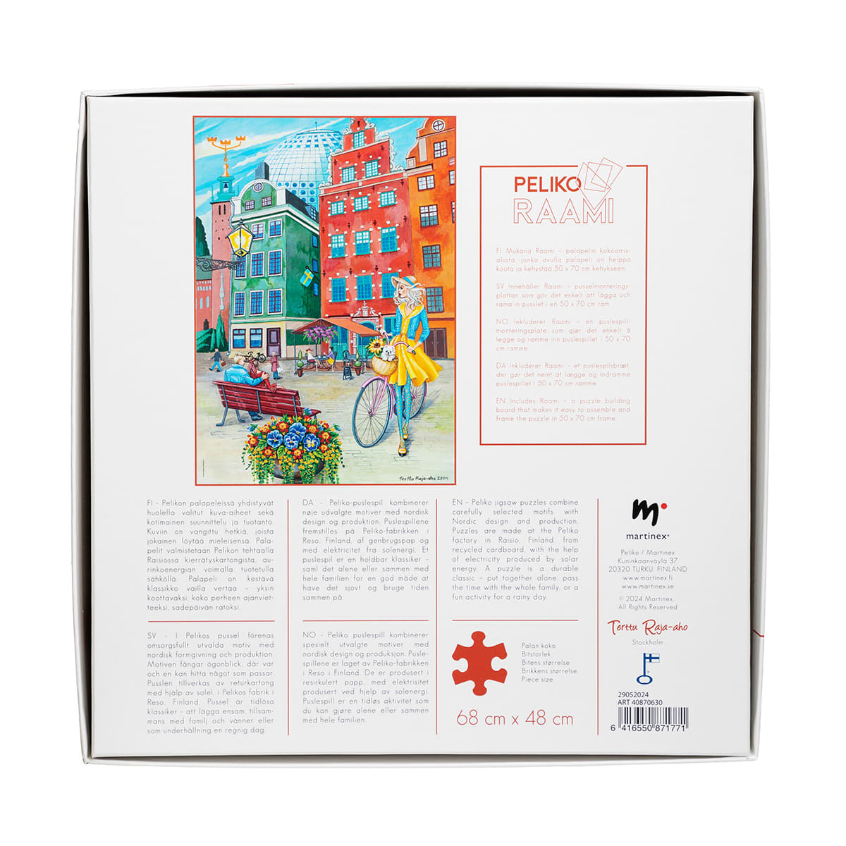 Jigsaw Puzzle 1000 Pieces Terttu Raja-aho: Stockholm - 3