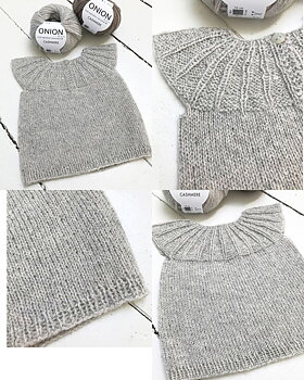 Babyväst i Cashmere Onion