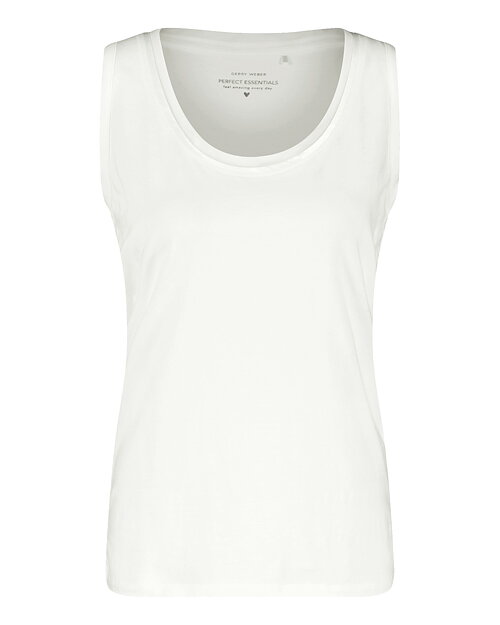 Linne rundringning med mesh/glans offwhite - 4
