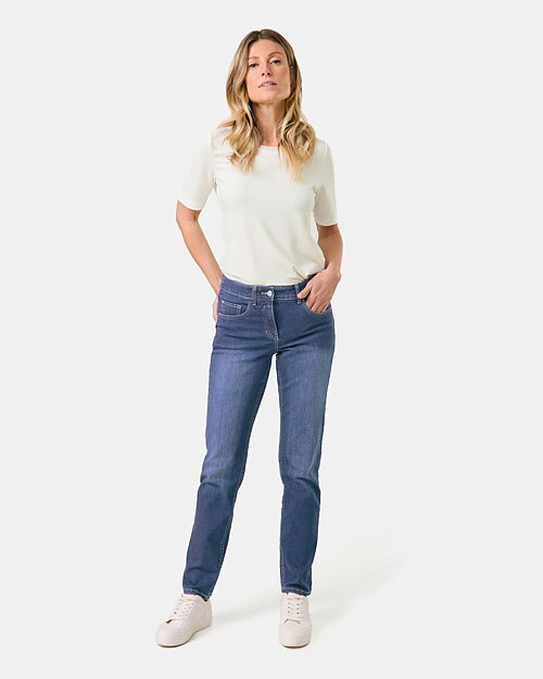 Jeans Soline best4me regular mörk mellanblå denim